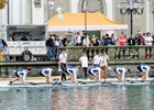 mit viel Muskelkraft 180 Meter Reussaufwärts in Luzern