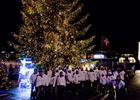 Die Trychler kommen mit dem Schiff zur Illumination z'Lozärn
