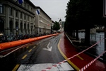 Hochwasser in Luzern - Schutzvorrichtungen werden errichtet