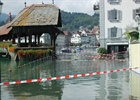 Hochwasser in Luzern - vor 10 Jahren 2005