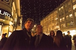 Viele Luzerner bestaunen die Luzerner Weihnachtsbeleuchtung in Zürich